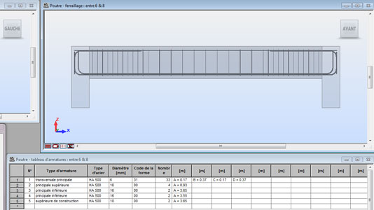 Armature in Robot Structural Analysis