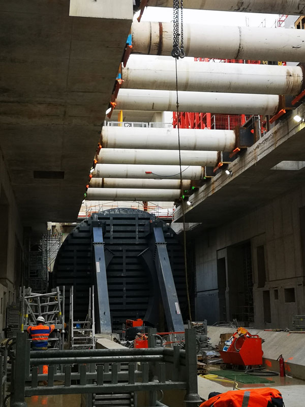 Underground construction works